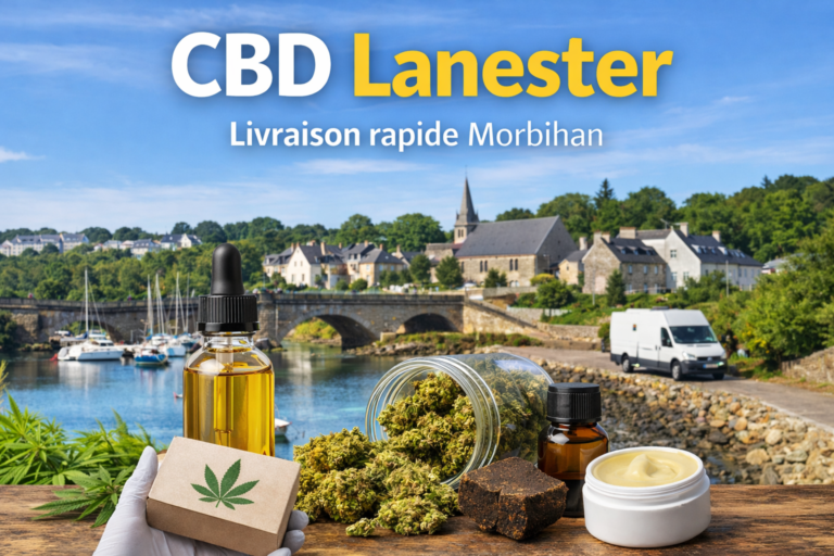 CBD Lanester avec livraison rapide de fleurs, huiles et résines CBD dans le Morbihan