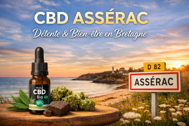 CBD Assérac livraison rapide fleurs huile cannabidiol Bretagne détente stress