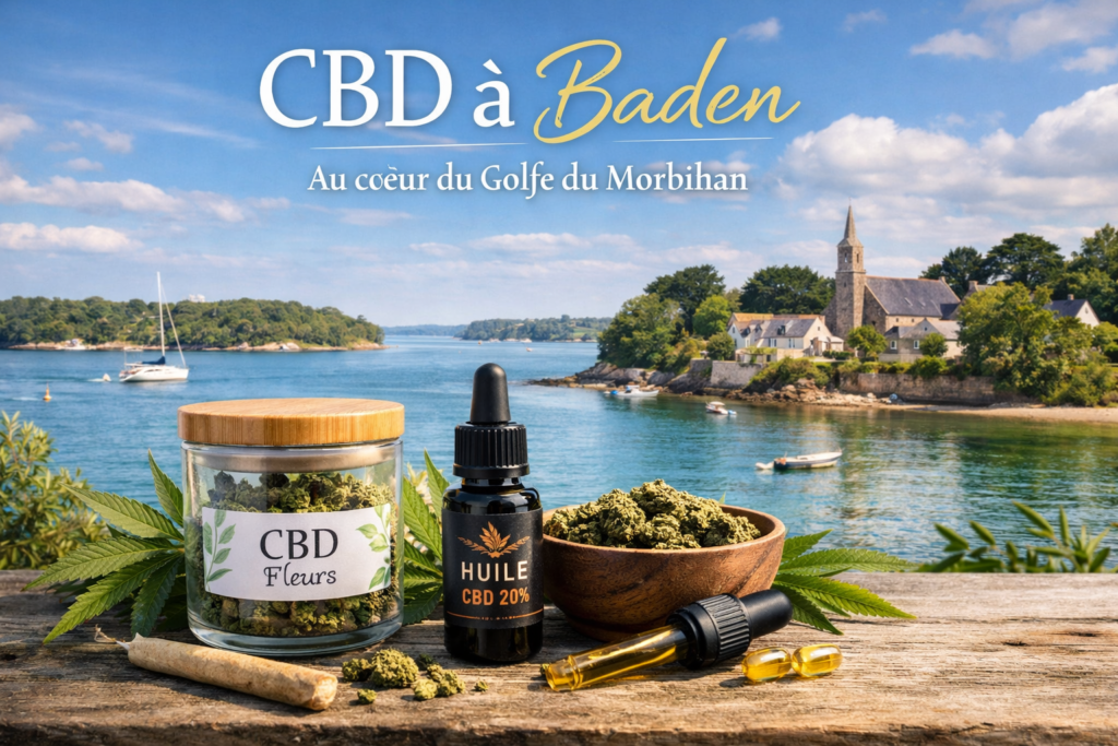 CBD Baden livraison rapide Golfe du Morbihan fleurs résines huiles MJ Store