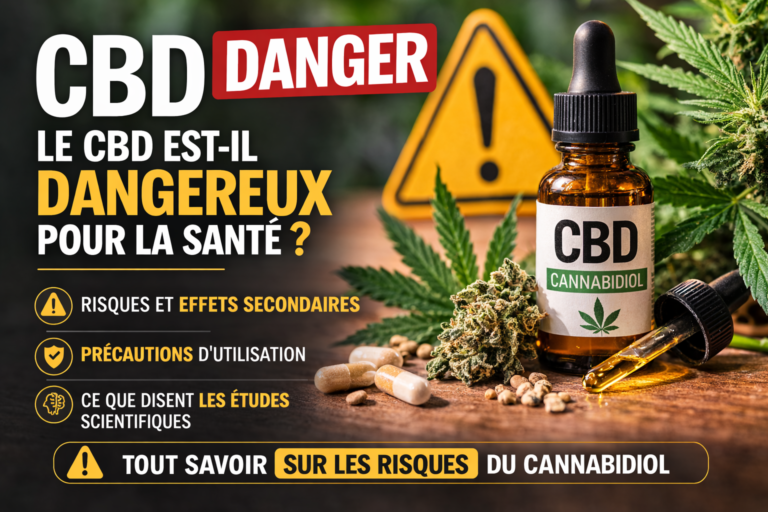 CBD danger risques et effets secondaires du cannabidiol