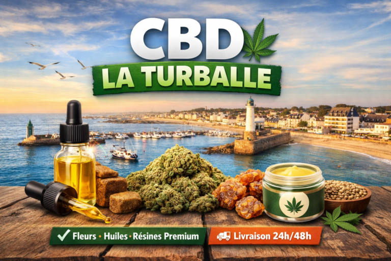 CBD La Turballe livraison rapide fleurs huiles résines premium 44