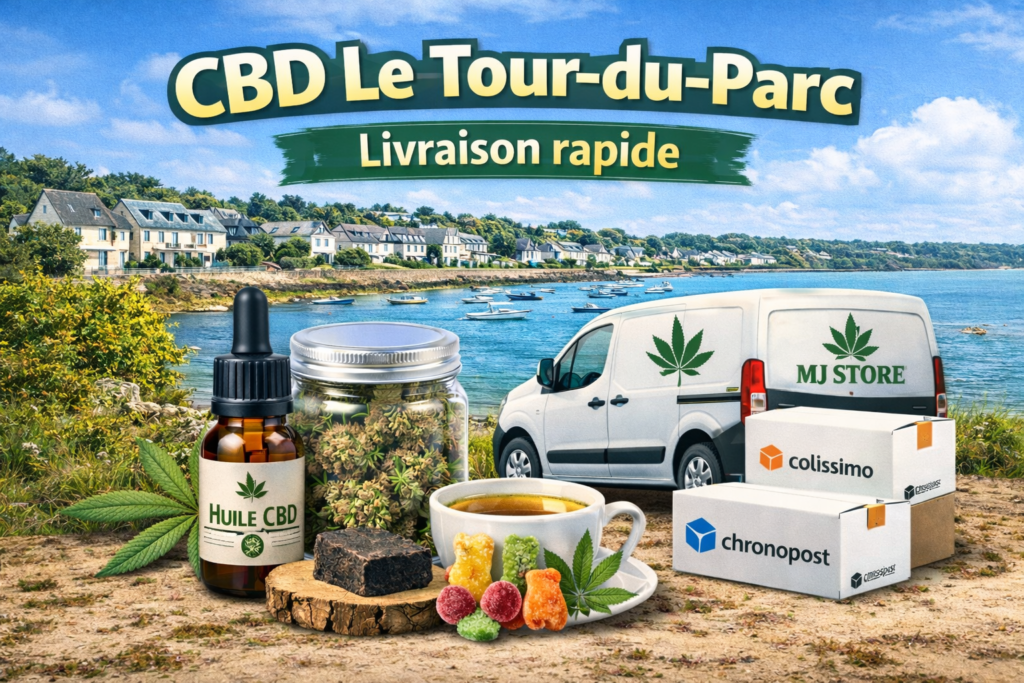 CBD Le Tour-du-Parc livraison fleurs huiles gummies presqu'île de Rhuys Morbihan