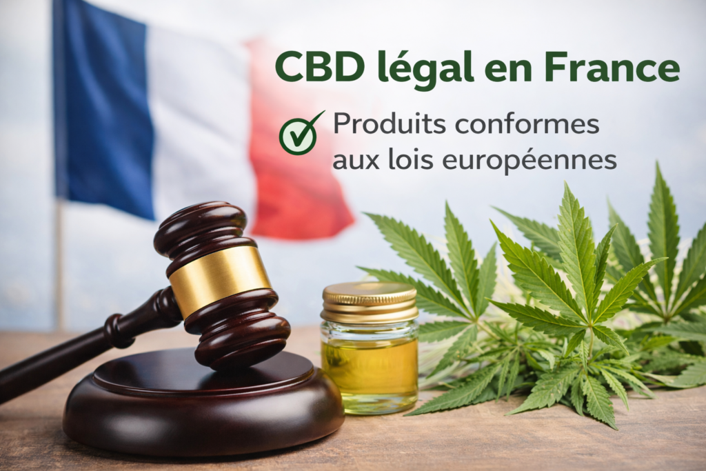 CBD légal en France réglementation produits CBD conformes aux lois européennes