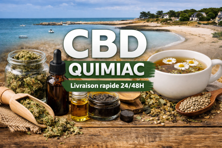 CBD Quimiac livraison rapide fleurs huiles résines qualité