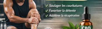 CBD récupération musculaire après le sport pour soulager les courbatures et favoriser la détente musculaire