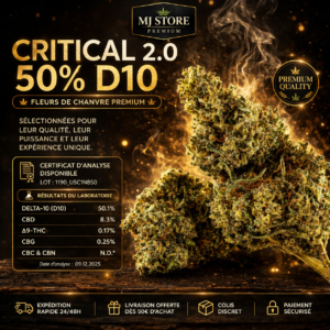 Fleur D10 Critical 2.0 50% premium Delta-10 MJ Store