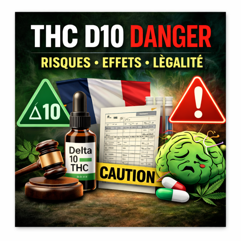 THC D10 danger risques effets secondaires analyse delta 10