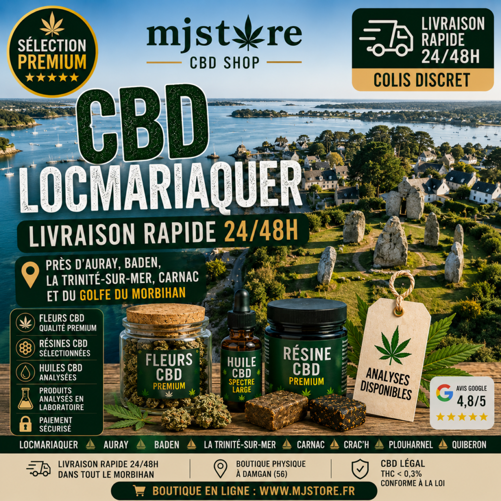 cbd-locmariaquer-livraison-rapide-24-48h-golfe-du-morbihan-mjstore