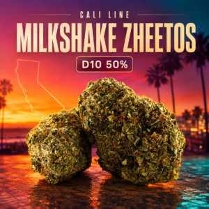 Milkshake Zheetos D10 50% fleur californienne Cali Line