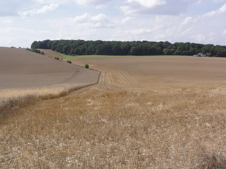 Paysage rural dans le département de l’Aisne