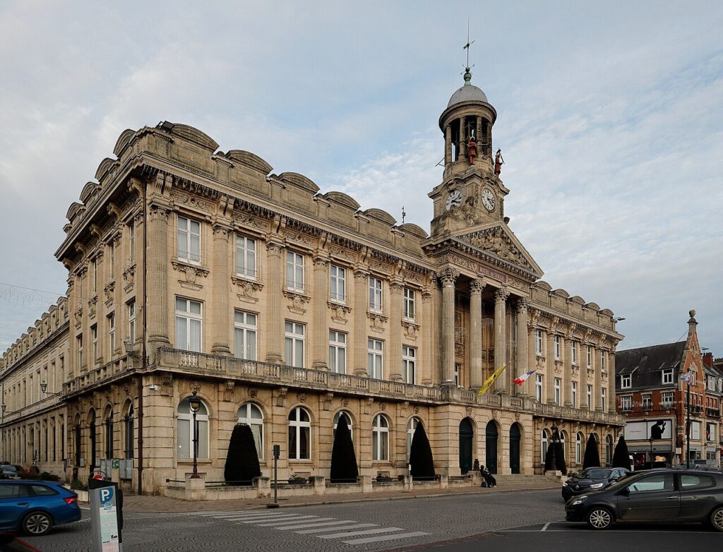 Hôtel de ville de Cambrai dans le Nord