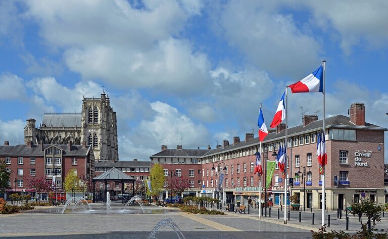 Place Max-Lejeune à Abbeville dans la Somme