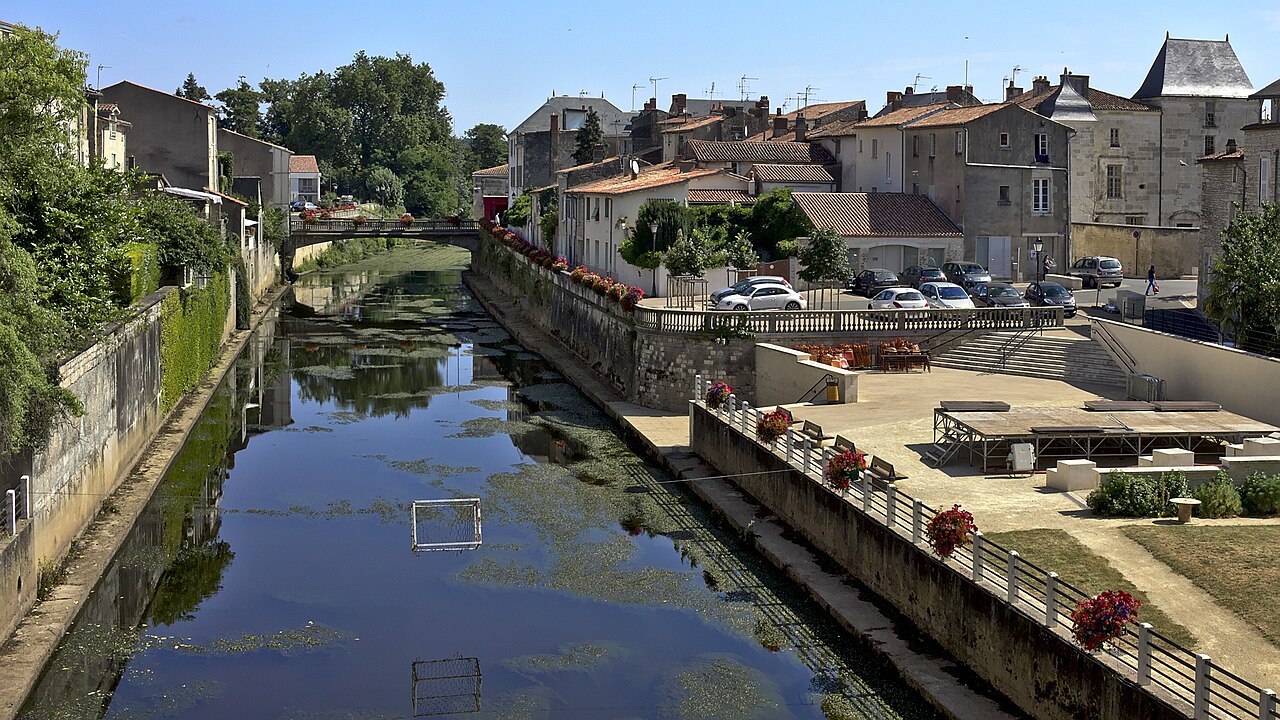 Pont des Sardines à Fontenay-le-Comte en Vendée