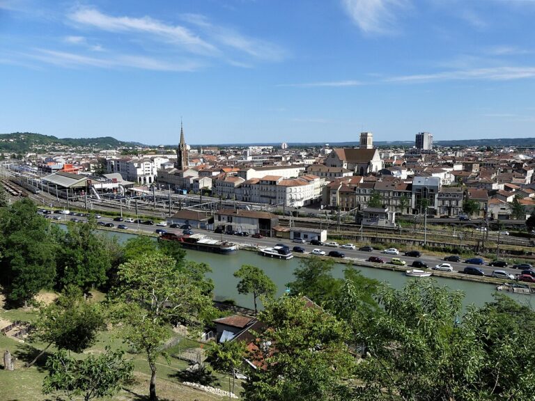 Panorama d’Agen en Lot-et-Garonne pour illustrer le guide CBD Lot-et-Garonne MJ Store