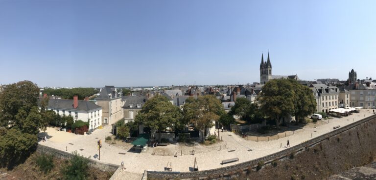 Vue panoramique d’Angers dans le Maine-et-Loire