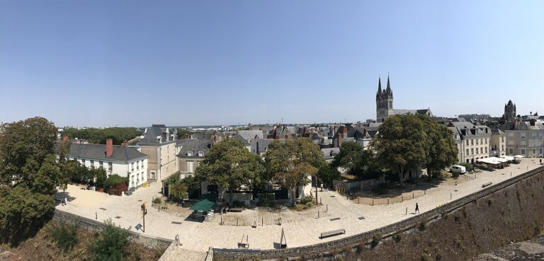 Vue panoramique d’Angers dans le Maine-et-Loire