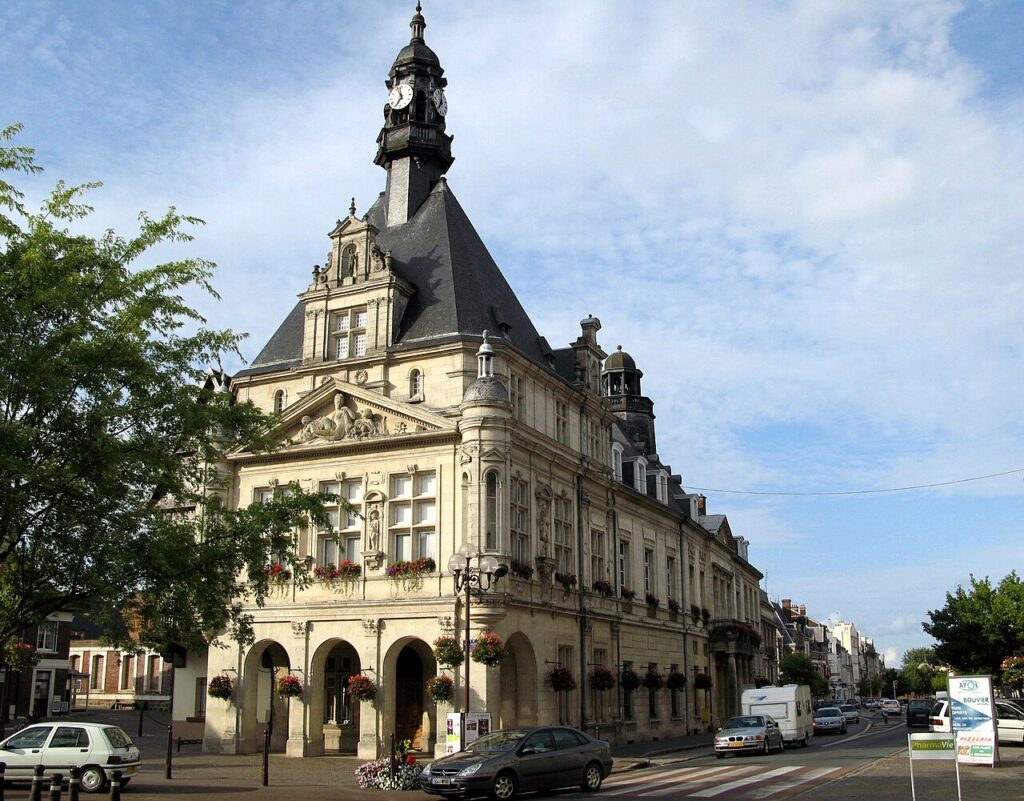 Hôtel de ville de Péronne dans la Somme