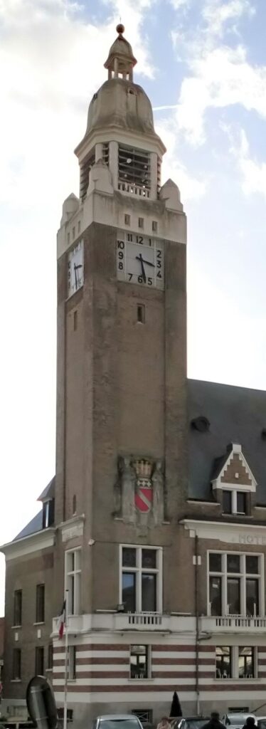 Beffroi de l’hôtel de ville de Roye dans la Somme