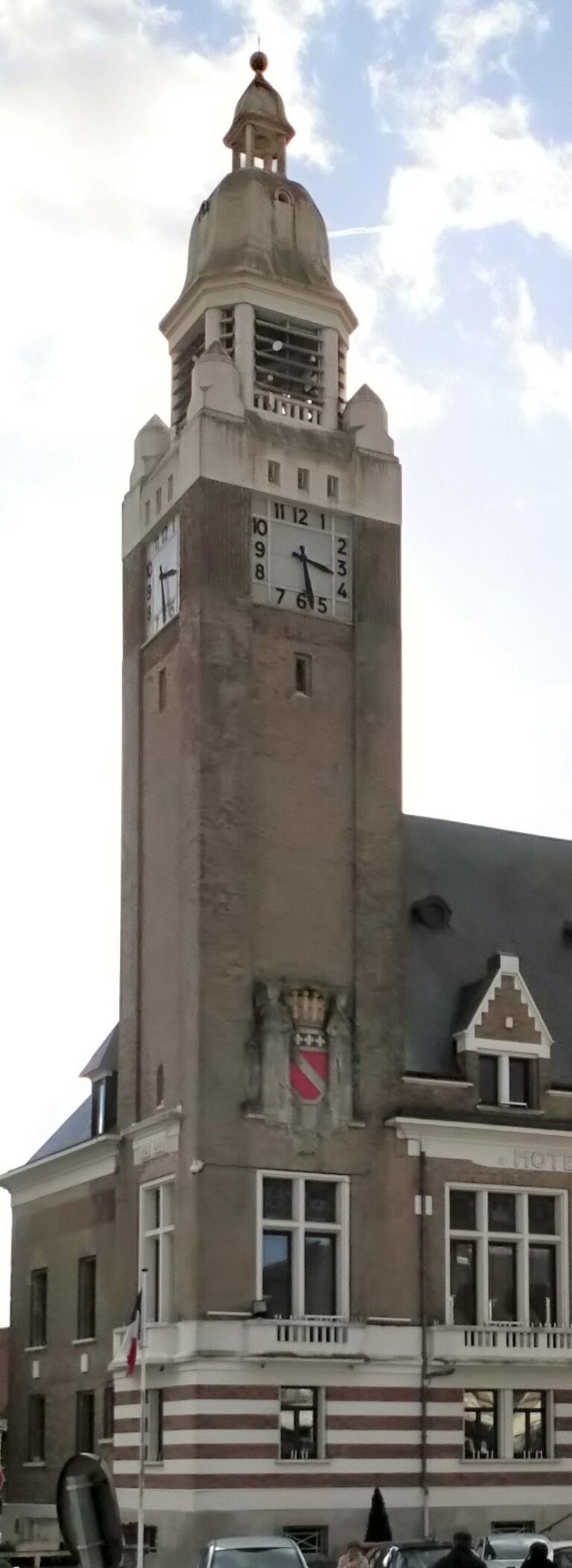 Beffroi de l’hôtel de ville de Roye dans la Somme