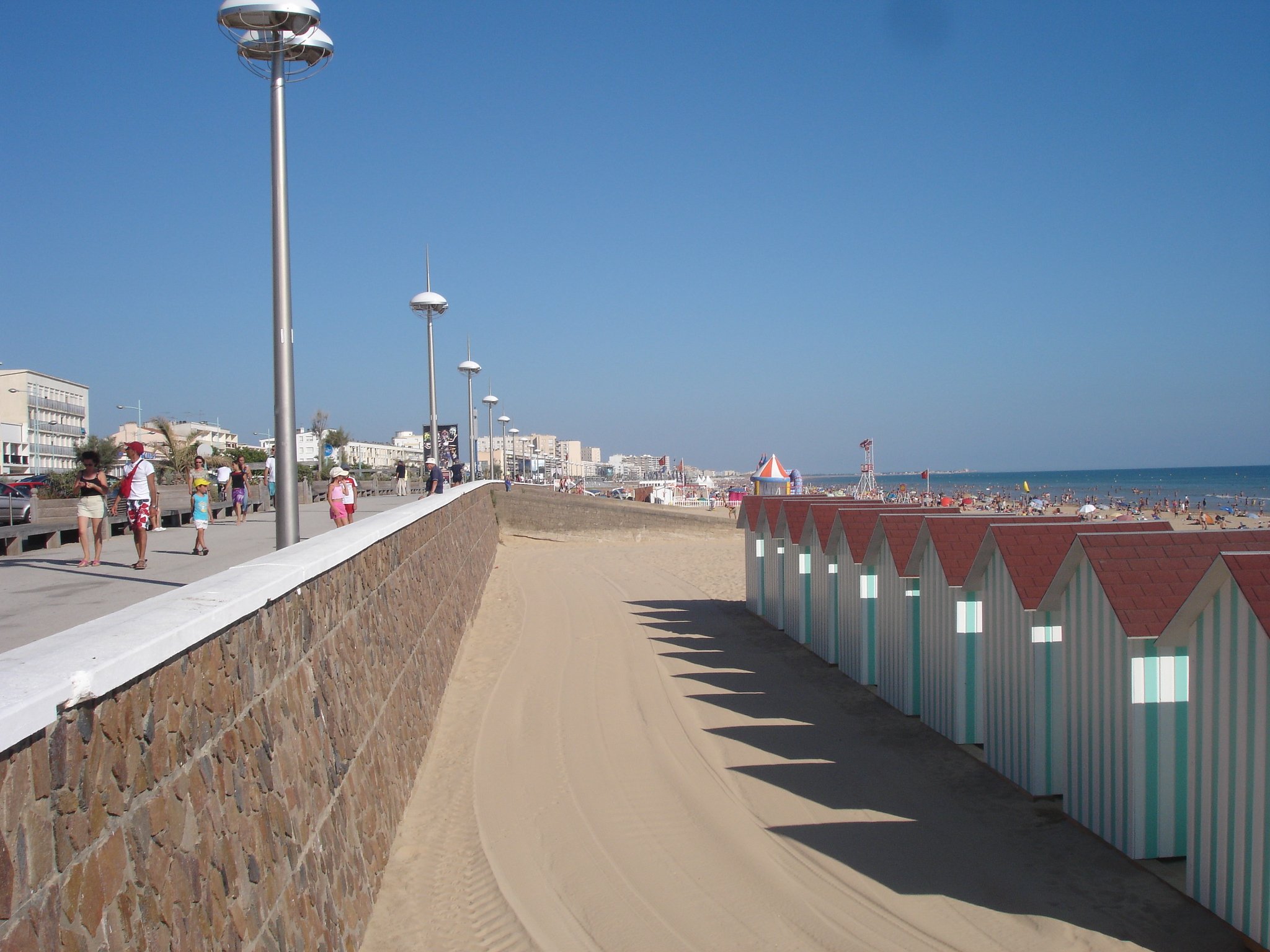 Plage de Saint-Jean-de-Monts en Vendée