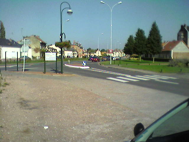 Centre-ville de Salouël dans la Somme