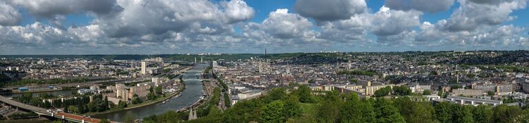 Panorama de Rouen en Seine-Maritime pour illustrer le guide CBD Seine-Maritime MJ Store