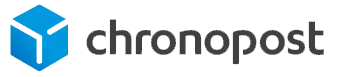 Logo officiel Chronopost, transporteur de colis