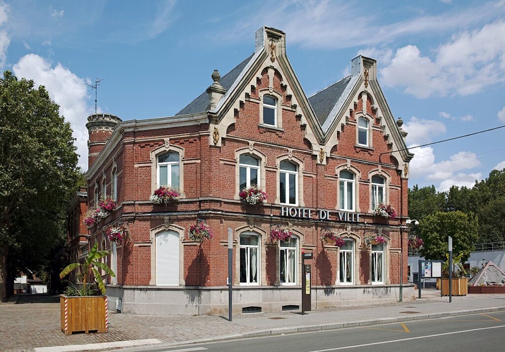 Hôtel de ville d’Halluin dans le Nord