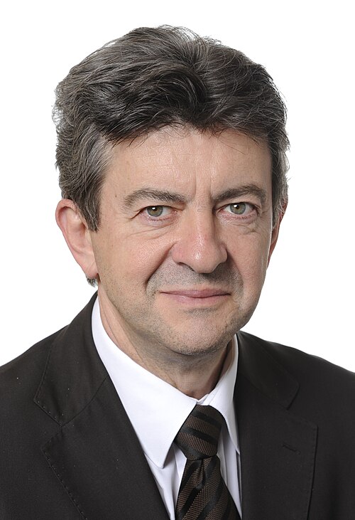 Portrait de Jean-Luc Mélenchon au Parlement européen en 2009