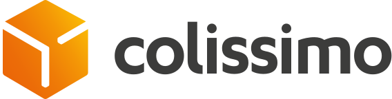 Logo officiel Colissimo, transporteur de colis
