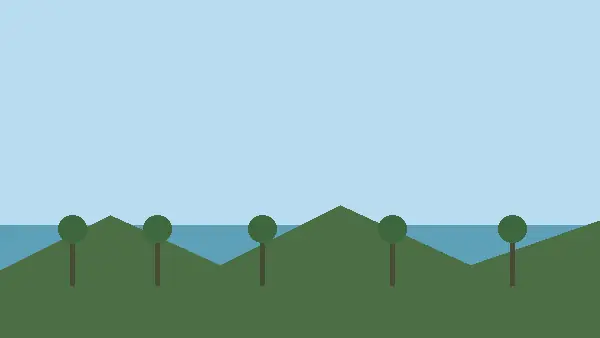 Illustration graphique non documentaire évoquant le Var.