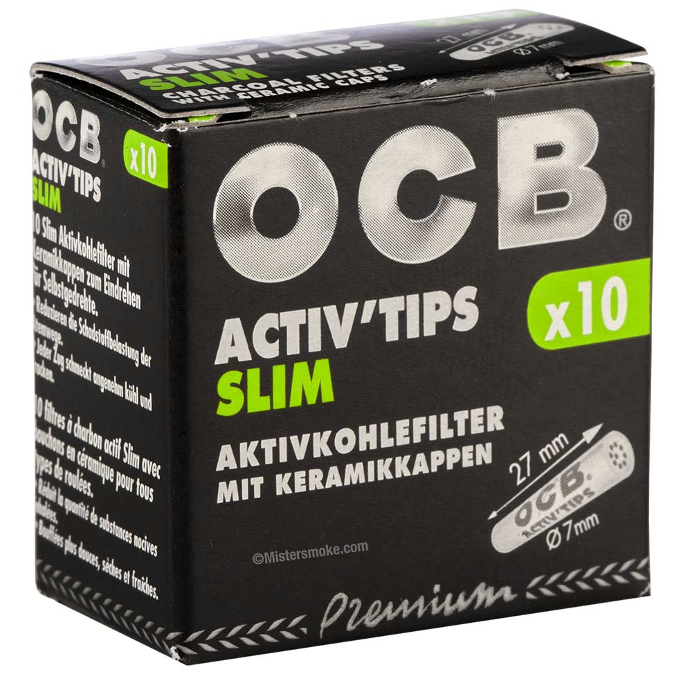 OCB Activ Tips parmi les accessoires fumeurs pas chers MJ Store