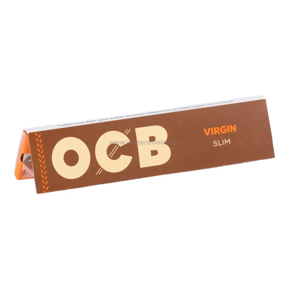 OCB Slim Virgin Paper non blanchi à petit prix chez MJ Store