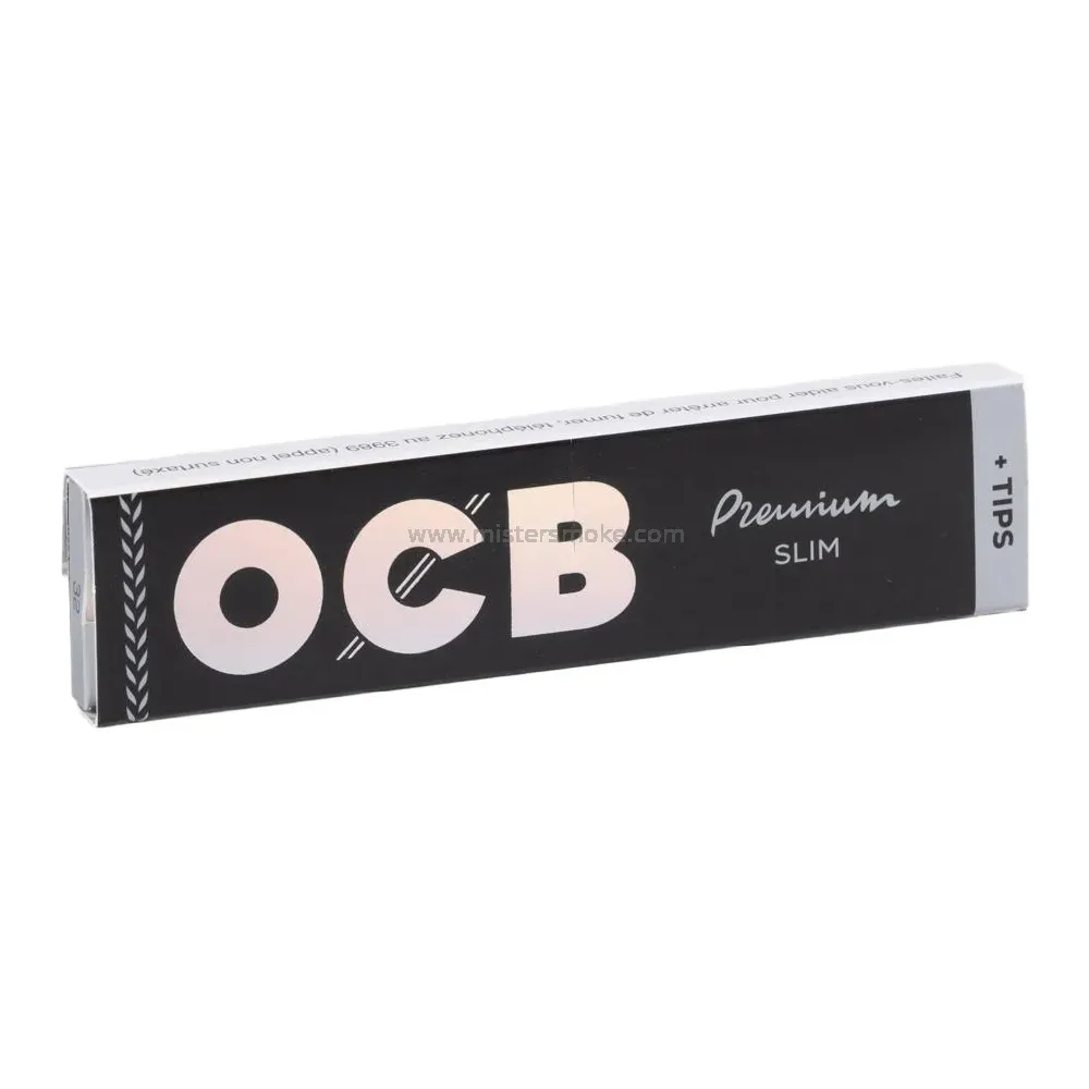 OCB Slim Tips 32 feuilles et 32 tips carton chez MJ Store