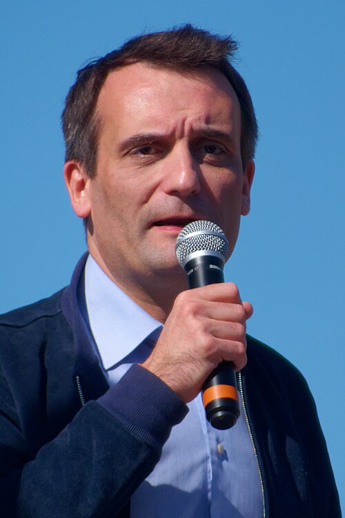 Portrait de Florian Philippot en 2022