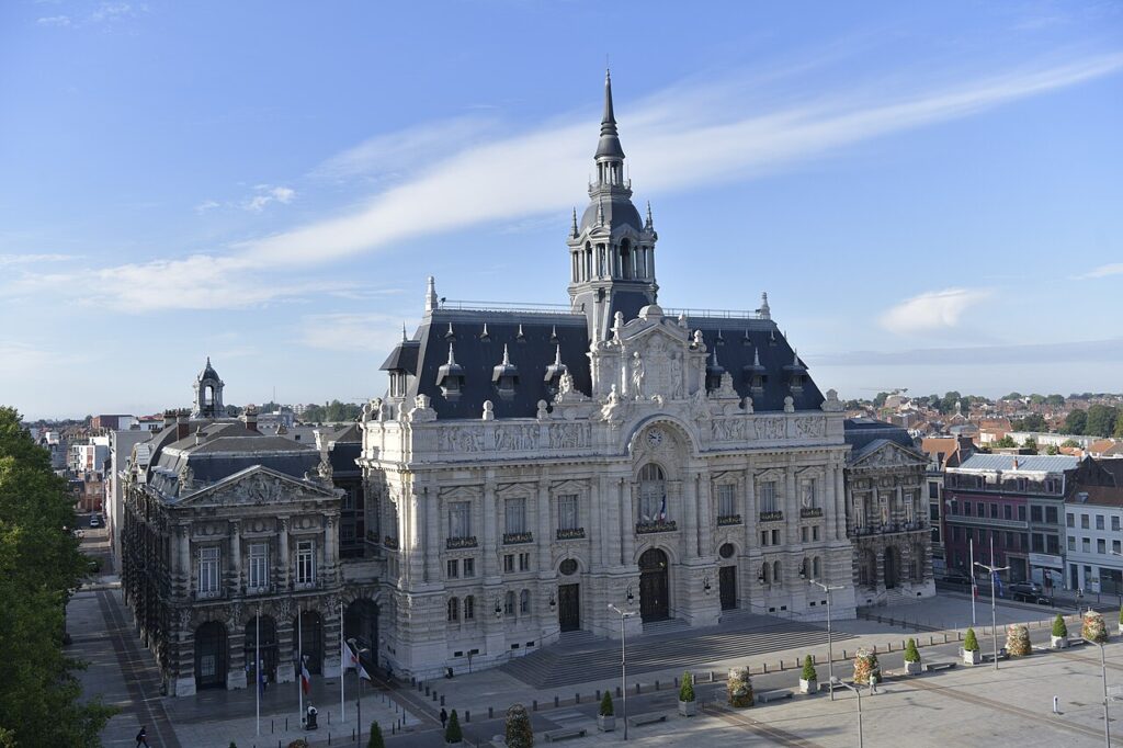 Hôtel de ville de Roubaix sur la Grand-Place