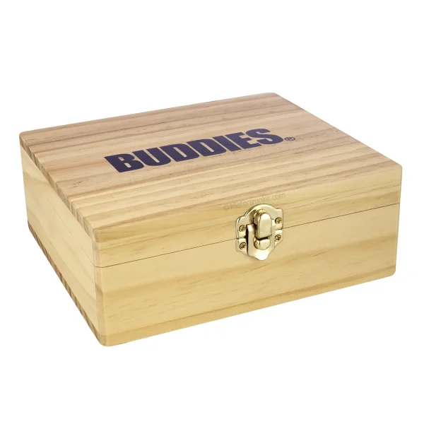 Spliff Box XL grande boîte en bois compartimentée chez MJ Store