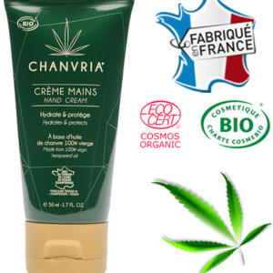 Chanvria — Crème mains à l’huile de chanvre bio, 50 ml