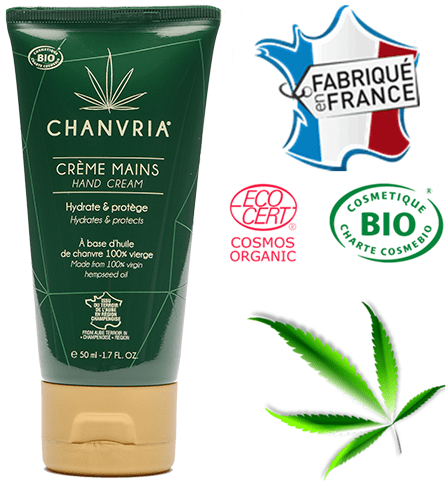 Chanvria — Crème mains à l’huile de chanvre bio, 50 ml
