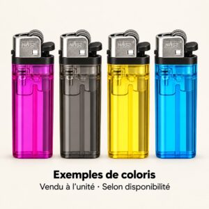 Briquet jetable à pierre — photo du produit et de sa marque