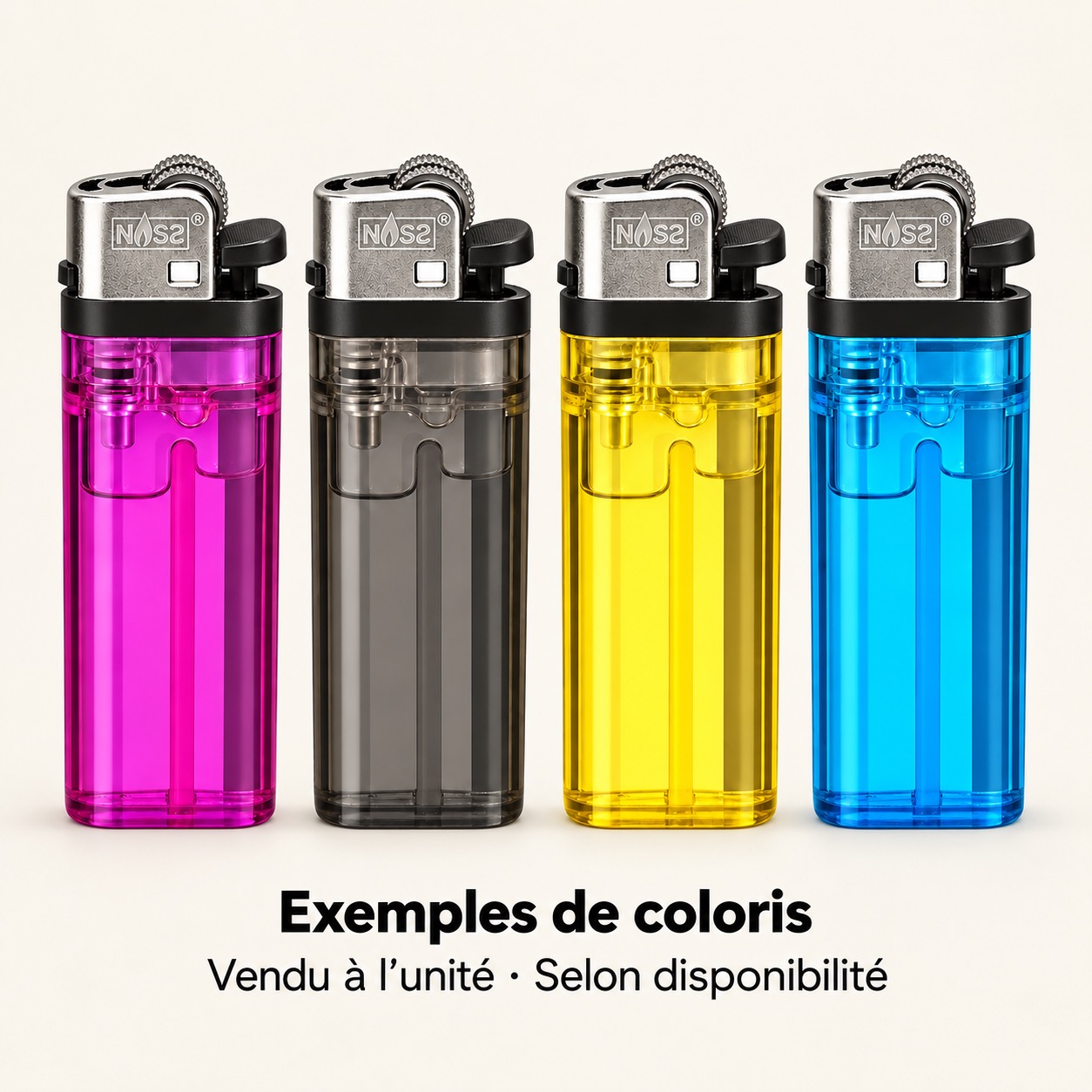 Briquet jetable à pierre — photo du produit et de sa marque