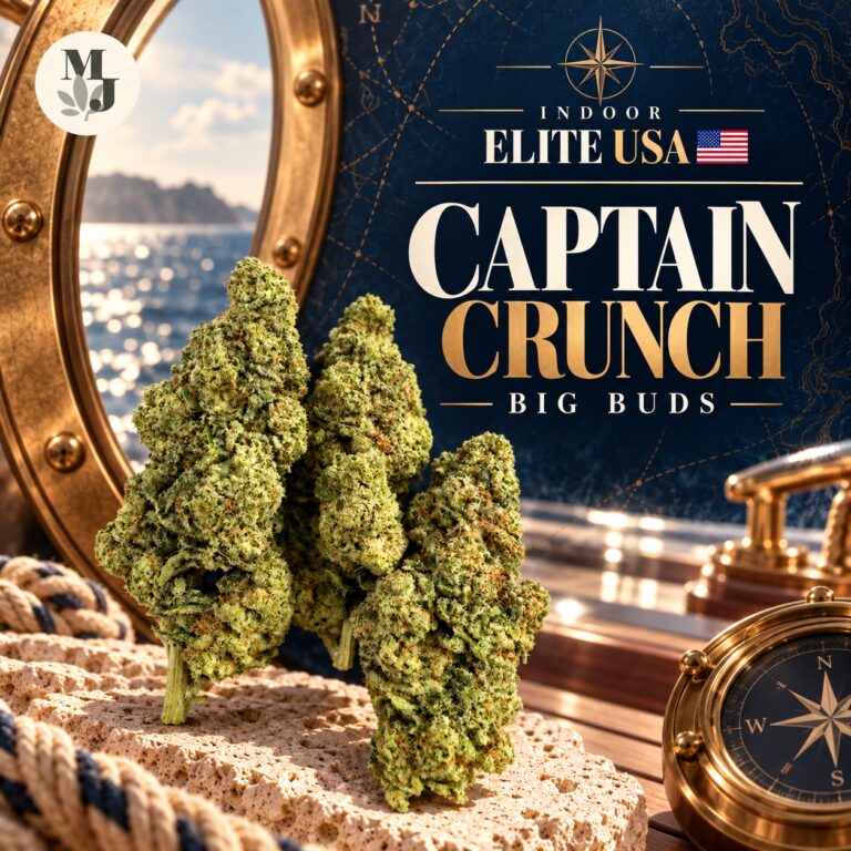 Captain Crunch — Big Buds — Indoor Elite USA — visuel commercial MJ Store