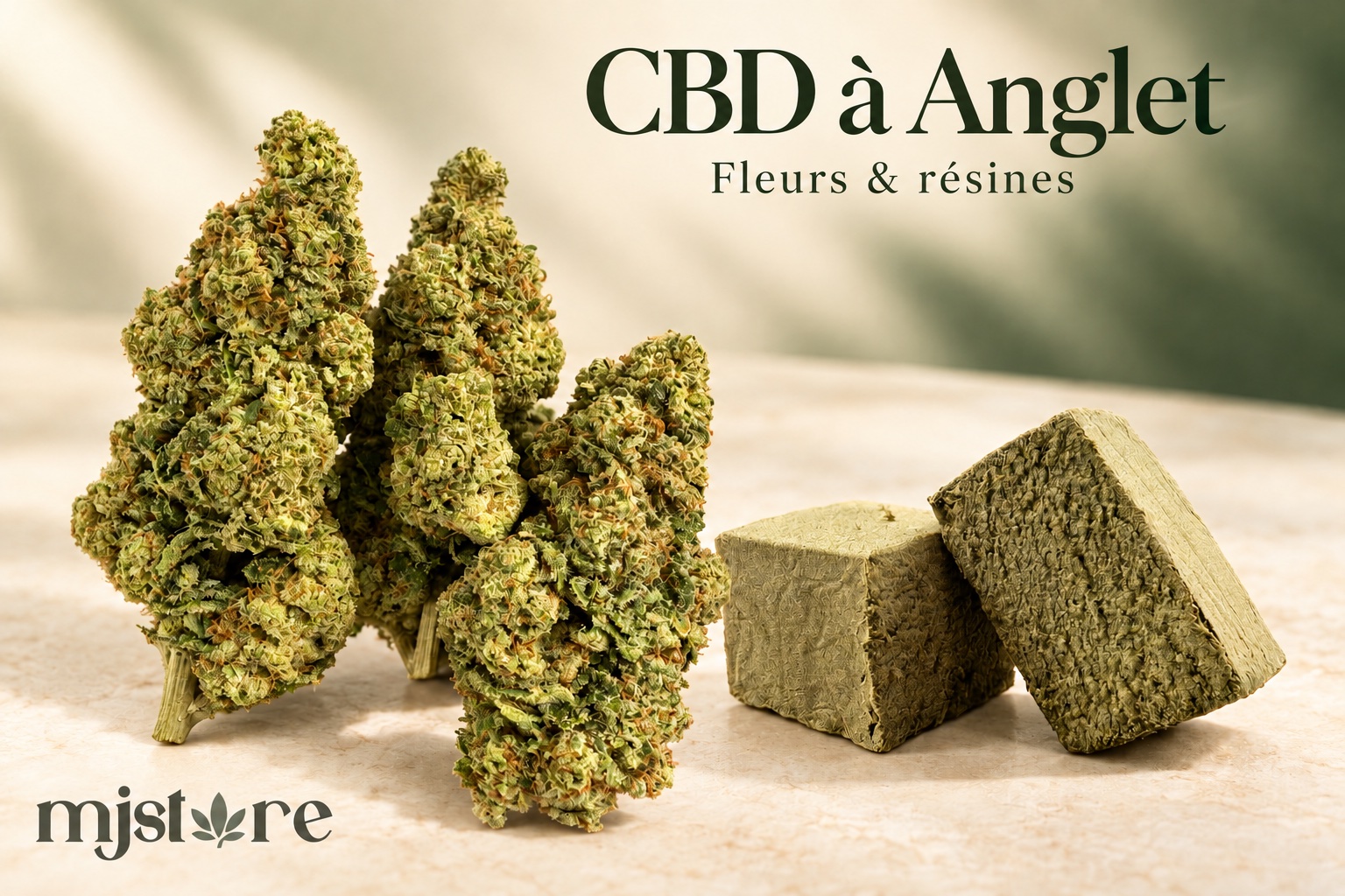 Fleurs et résines du catalogue MJ Store — CBD à Anglet
