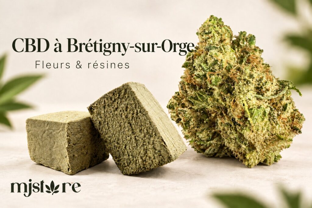 CBD à Brétigny-sur-Orge : fleurs et résine CBD de la sélection MJ Store