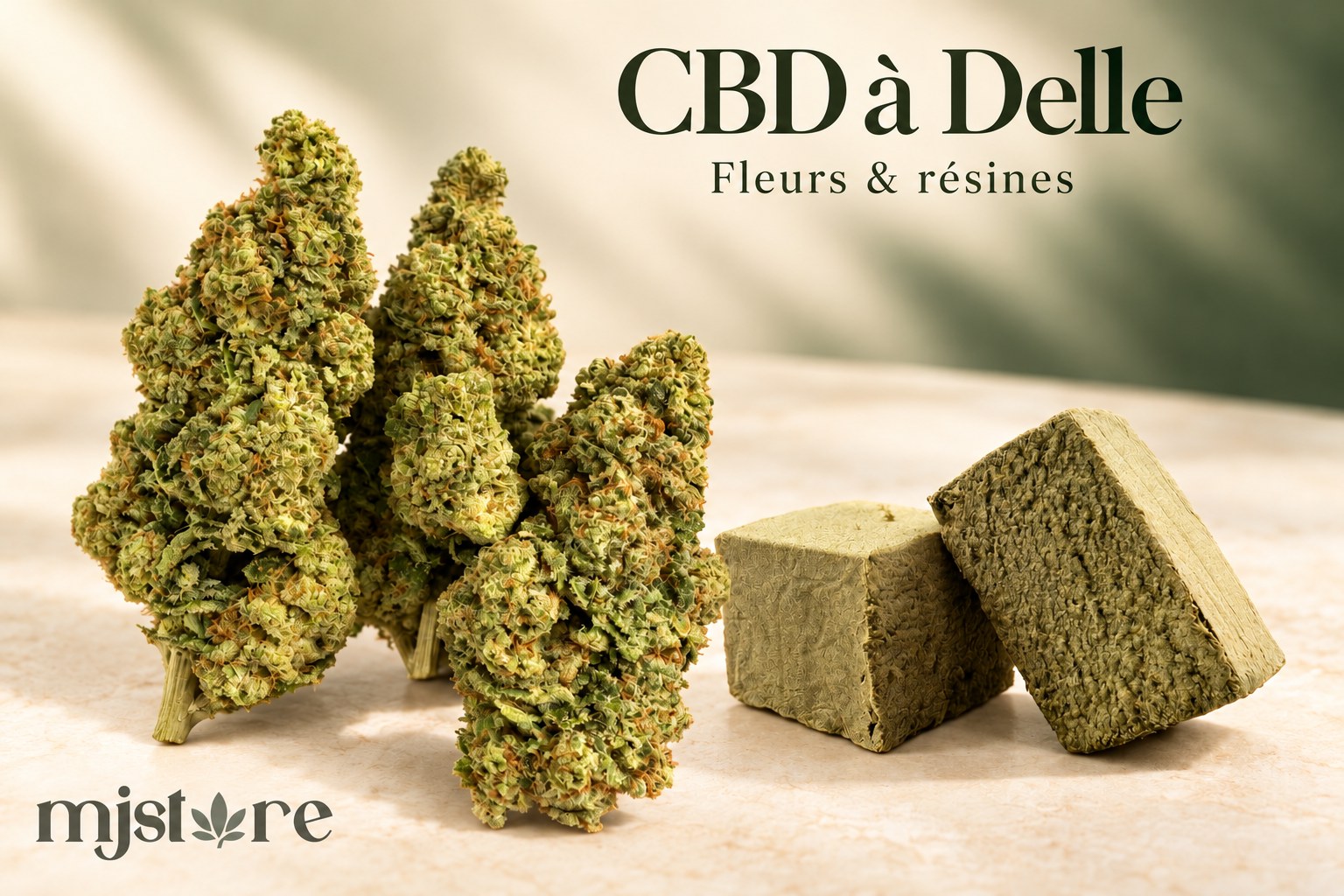 CBD à Delle : fleurs et résine CBD de la sélection MJ Store