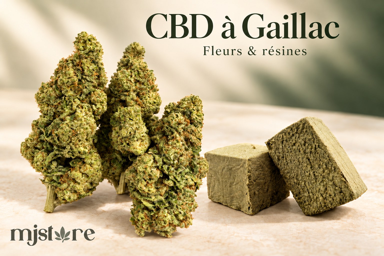 Fleurs et résines CBD du catalogue MJ Store — Gaillac