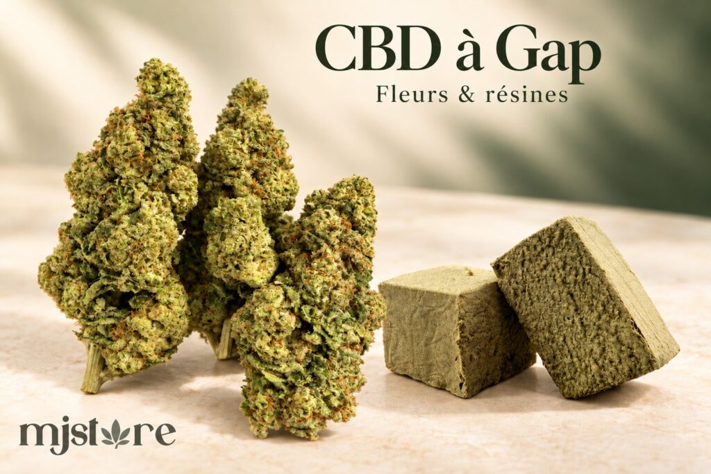 Fleurs et résines CBD du catalogue MJ Store — Gap