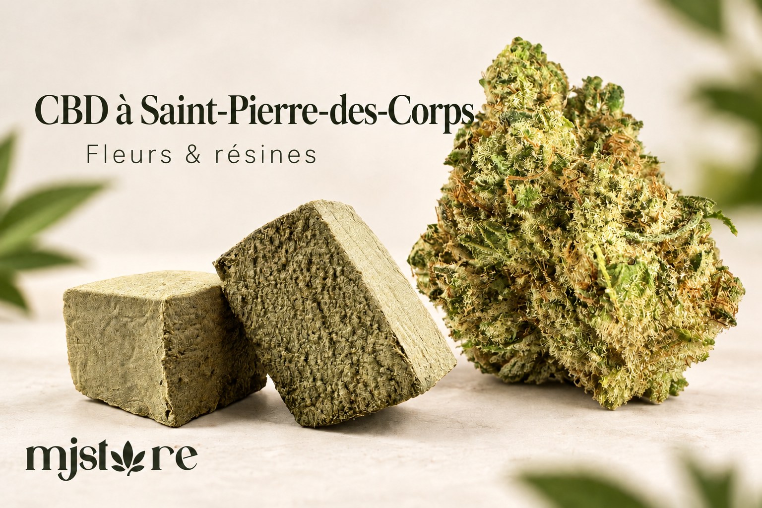 CBD à Saint-Pierre-des-Corps : sélection de fleurs et résine CBD du catalogue MJ Store