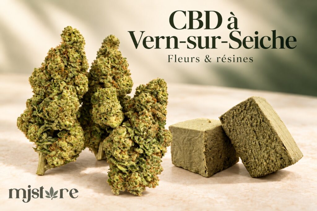 Fleurs et résines du catalogue MJ Store — CBD à Vern-sur-Seiche