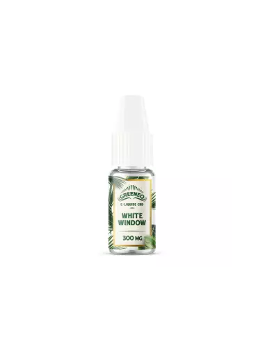 Flacon Greeneo White Window e-liquide CBD 300 mg 10 ml